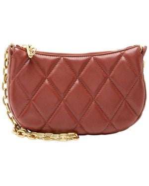 Burberry Brown Quilted Leather Rocking Horse Mini Bag (authentic Pre-loved) - Red