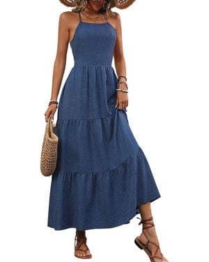 VIBI Midi Dress - Blue