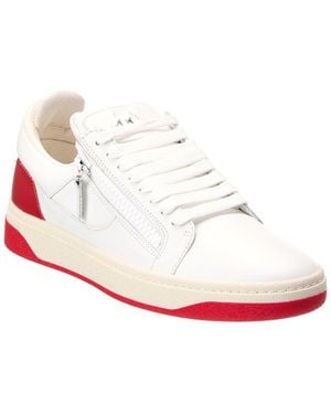 Giuseppe Zanotti Gz/94 Leather Trainer - White