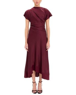 Maggy London Midi Dress - Red