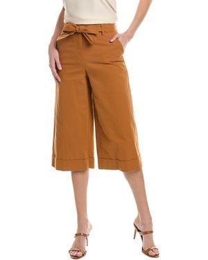 Lafayette 148 New York Ryerson Cuffed Capri - Brown