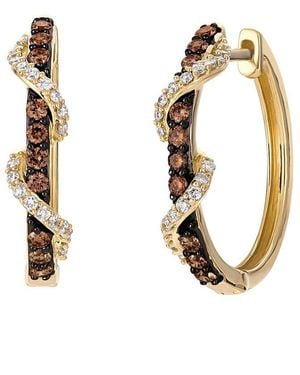 Le Vian Le Vian 14K 0.49 Ct. Tw. Diamond Hoops - Metallic