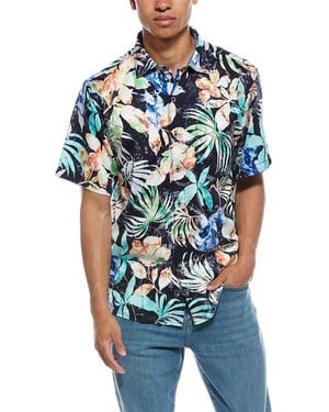 Tommy Bahama Tortola Hasta La Fuego Camp Shirt - Blue