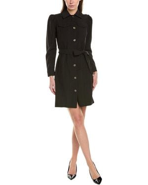 Nanette Lepore Midi Shirtdress - Black