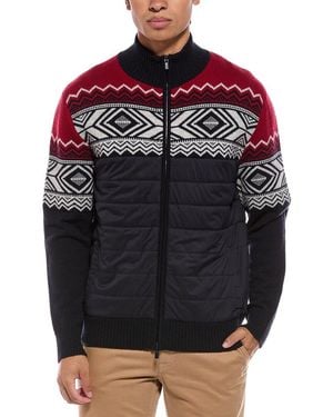 N.Peal Cashmere Padded Mock Neck Cashmere Jacket - Black