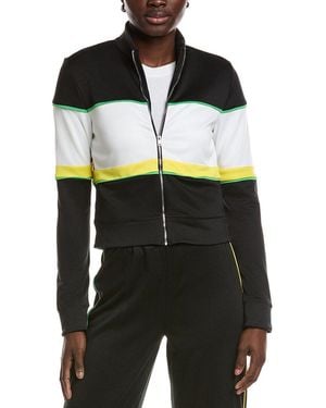 Ganni Sporty Jersey Tracksuit Jacket - Black