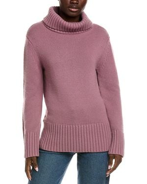 Michael Kors Cashmere Turtleneck Sweater - Purple