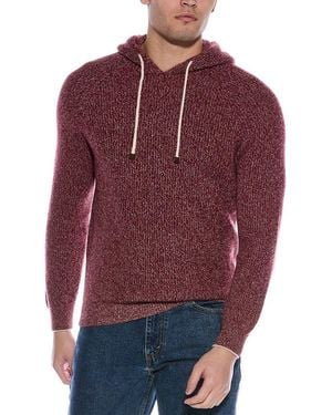 Brunello Cucinelli Wool, Cashmere & Silk-Blend Hoodie - Red
