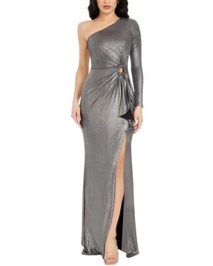 Dress the Population Summer Mermaid Gown - Grey