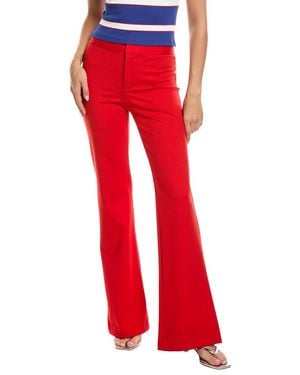 Alice + Olivia Andrew Mr. Bootcut Slim Pant - Red