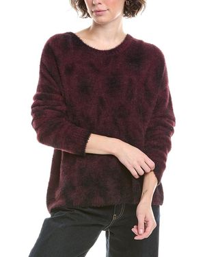 Bella Dahl Slouchy Eyelash Jumper - Purple