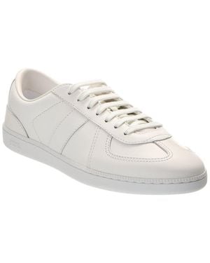 Dior B01 Matchpoint Leather Trainer - White
