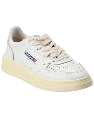 Autry Medalist Leather Sneaker - White