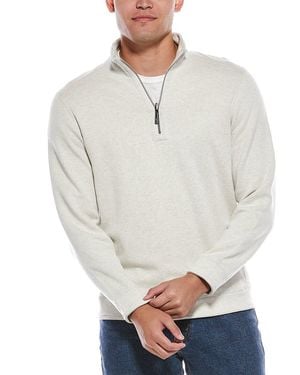 Tommy Bahama New Flip Coast 1/2-Zip Mock Neck Pullover - Grey