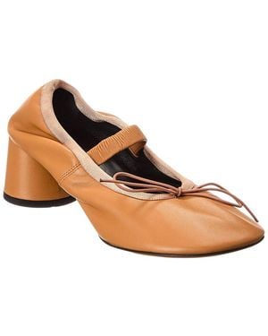 Proenza Schouler Mary Jane Leather Pump - Brown