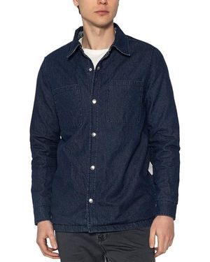 Ron Tomson Shirt Jacket - Blue