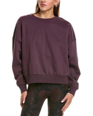 Beyond Yoga Luxefleece Crewneck Sweatshirt - Purple