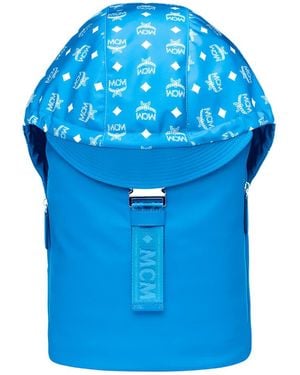 MCM Luft Nylon Backpack - Blue