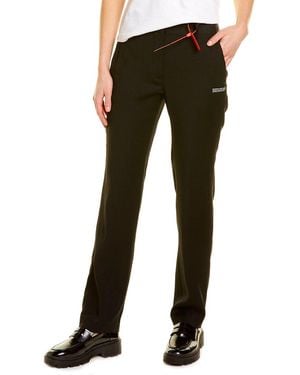 Off-White c/o Virgil Abloh High-waist Tailored Wool-blend Pant - Black