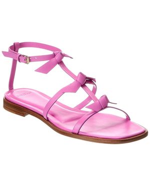 Alexandre Birman Slim Lolita Leather Sandal - Pink