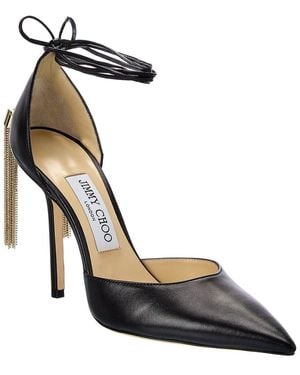 Jimmy Choo Eris 100 Leather Pump - Black