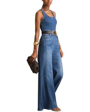 Reiss Rose Wide Leg Jumpsuit - Blue