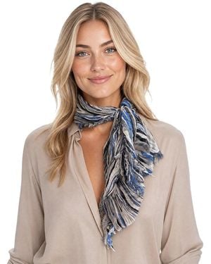 Blue Pacific Bl Stripes Neckerchief - Blue