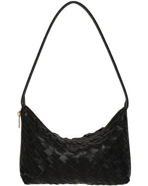 Walter Baker Hazel Leather Shoulder Bag - Black