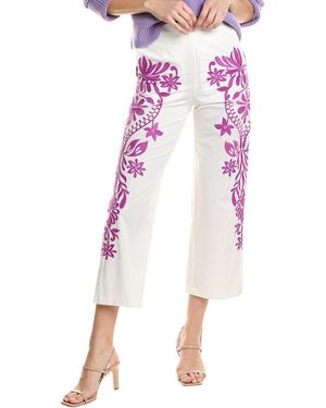 Maje Embroidered Pant - Pink