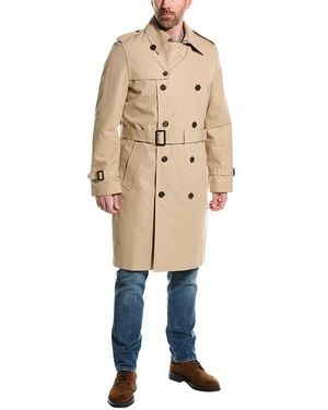 Brooks Brothers Classic Trench Coat - Natural