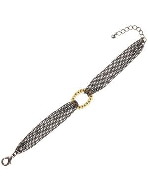 Rachel Reinhardt Jewelry Plated Cz Bracelet - Metallic