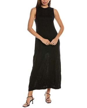 Helmut Lang Crush Wool-blend Midi Dress - Black