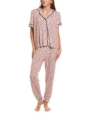 Sanctuary 2Pc Notch Top & Jogger Set - Red