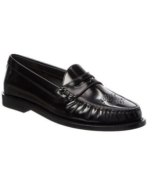 Celine Vivienne Leather Loafer - Black