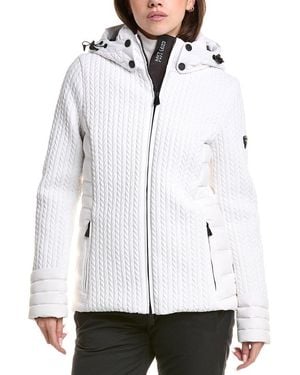 Post Card Quilted Down Jacket - White