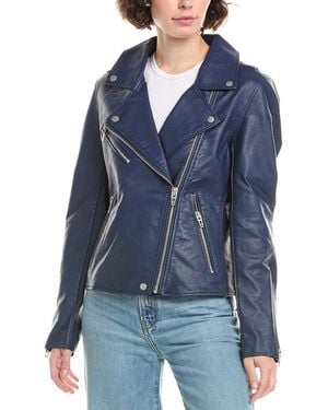Blank NYC Biker Jacket - Blue