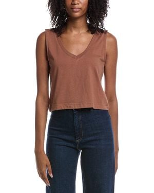 Z Supply Sloane V-Neck Top - Blue