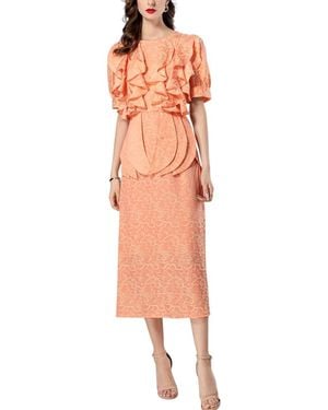 BURRYCO Midi Dress - Orange