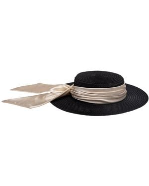 Eugenia Kim Colette Boater Hat - Black