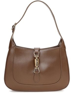 Tiffany & Fred Paris Smooth Leather Hobo Bag - Brown
