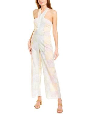 Ash Sarah Halter Neck Jumpsuit - White