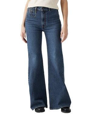 Levi's Ribcage Bells Vintage Moment Of The Month Flare Jean - Blue