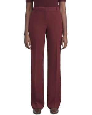 Lafayette 148 New York Gates Full Leg Pant - Red