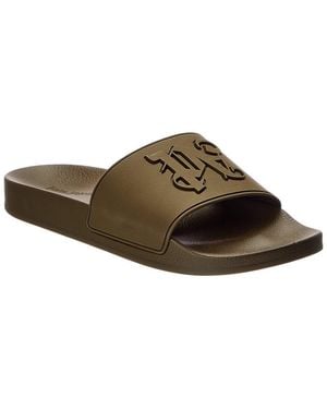 Palm Angels Pa Monogram Pool Slide - Brown