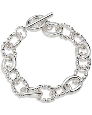 Savvy Cie Silver Plated Chunky Bracelet - Metallic