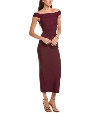 Elliatt Elena Strapless Gown - Red