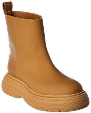 Gia Borghini Marte Leather Bootie - Brown