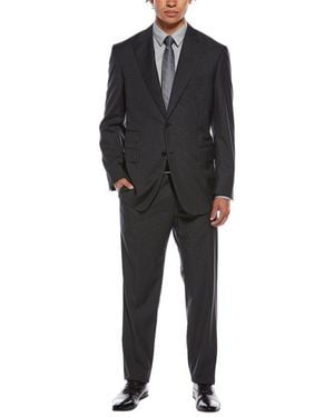 Canali 2Pc Wool Suit - Black