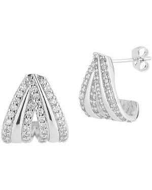 Sphera Milano Cz Earrings - White