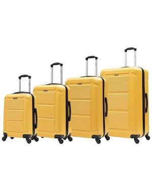InUSA Pilot Lightweight Hardside 4pc Set - Metallic